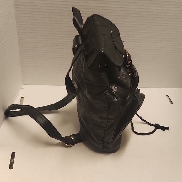 Backpack mini purse guine leather body simulated trim main image 9